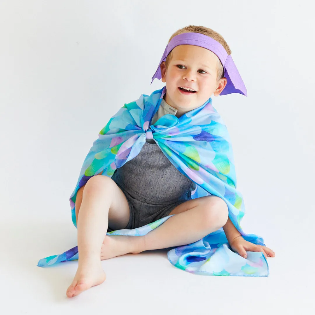 Sarah's Silks Dress-Up Sets-Blue Dragon Costume