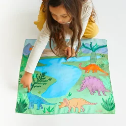 Sarah's Silks Playmaps-Dinosaur Playmap