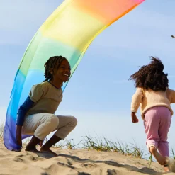 Sarah's Silks Giant Playsilks|Rainbow Party-Giant Rainbow Playsilk