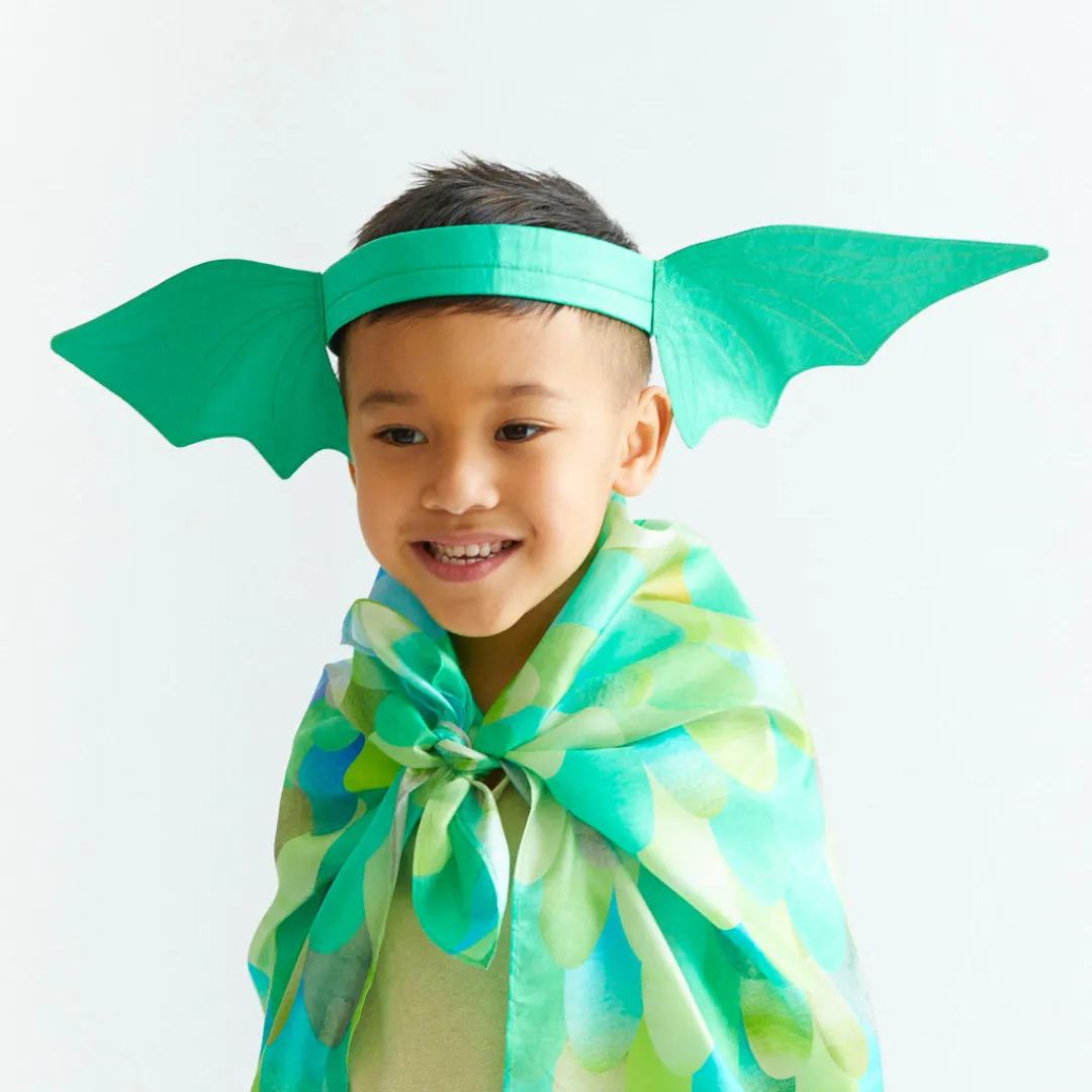 Sarah's Silks Dress-Up Sets-Green Dinosaur Costume