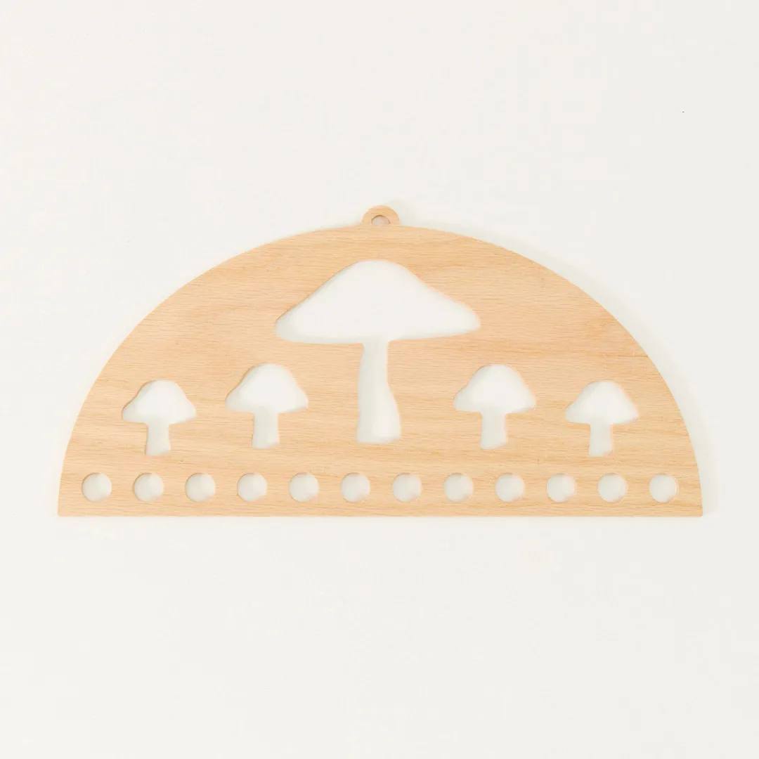 Sarah's Silks Playsilk Displays-Large Mushroom Playsilk Display