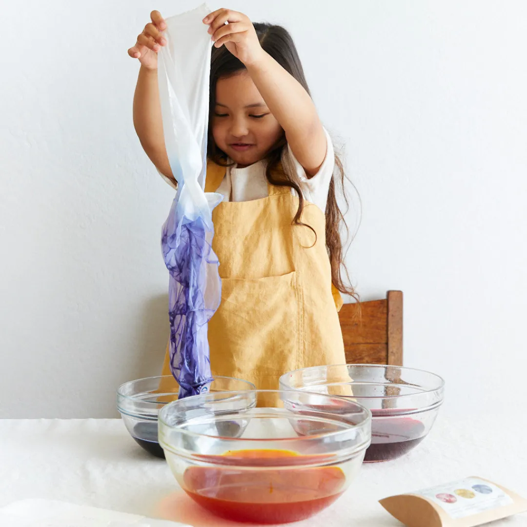 Sarah's Silks White Playsilks For Dyeing-Mini Dye Your Own Playsilk Set