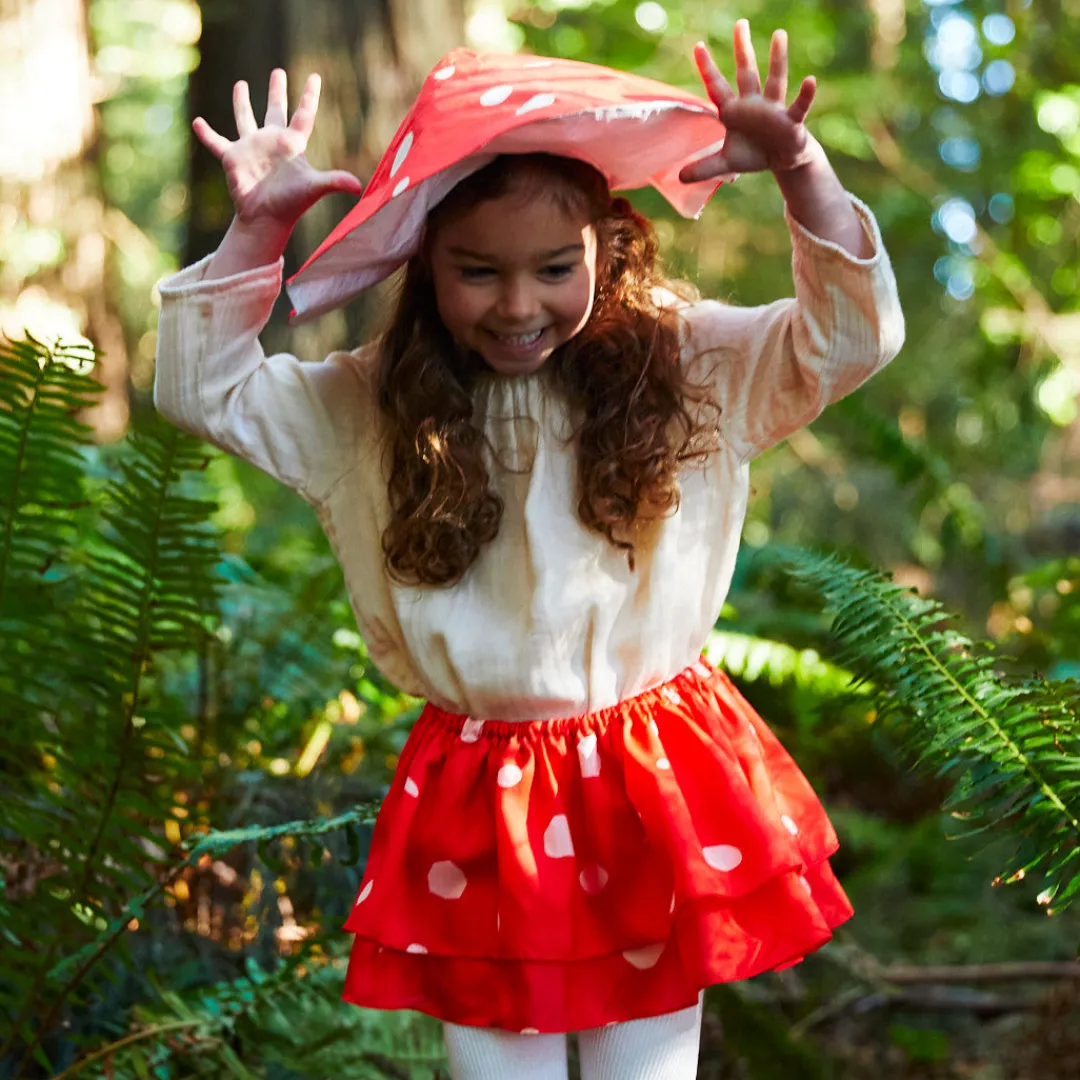 Sarah's Silks Dress-Up Sets-Mushroom Hat And Tutu