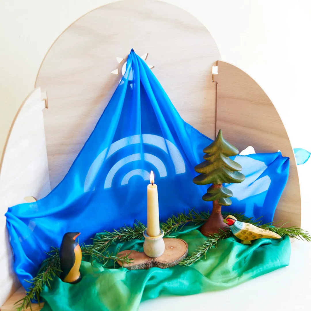 Sarah's Silks Nature Table Displays-November's Nature Table