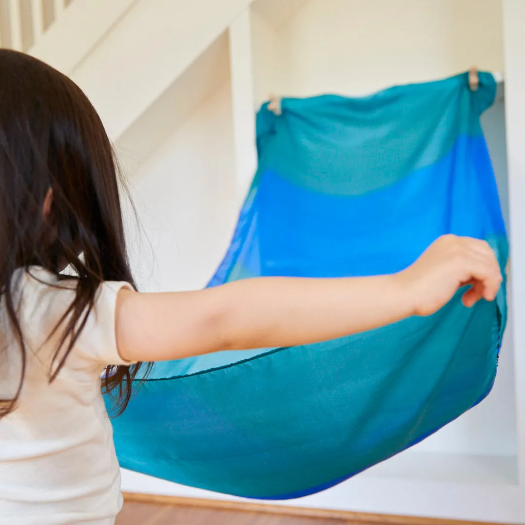 Sarah's Silks Fort Kits|Waldorf Playstand-Ocean Fort Kit