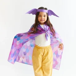 Sarah's Silks Dress-Up Sets-Purple Dinosaur Costume