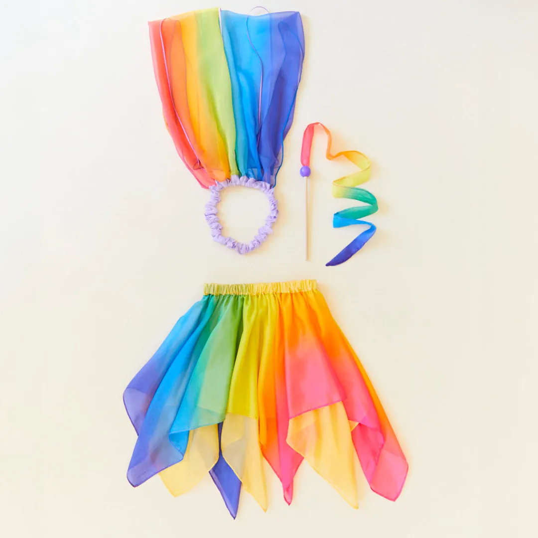 Sarah's Silks Dress-Up Sets|Rainbow Party-Rainbow Dancer Costume