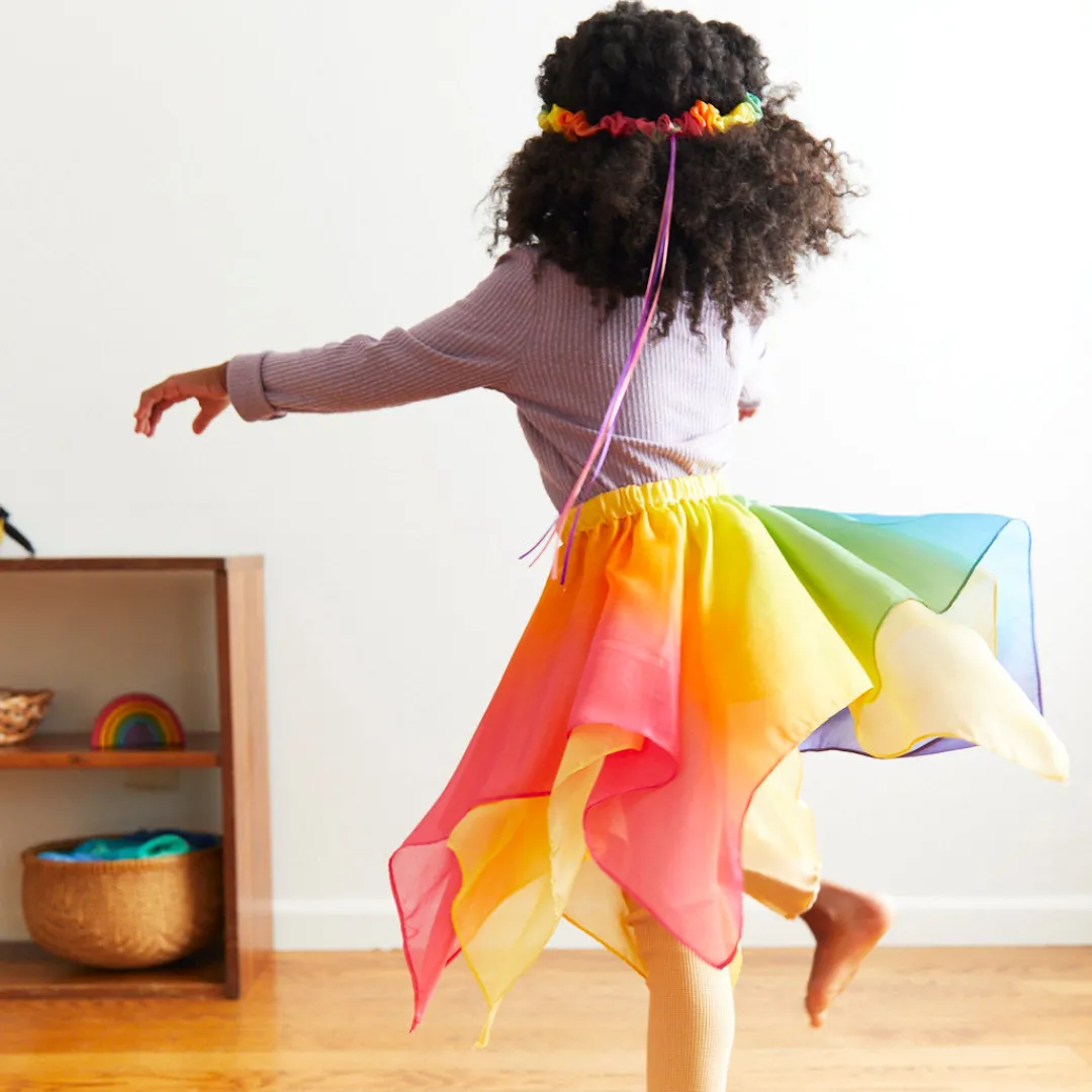 Sarah's Silks Fairy Skirts & Tutus|Rainbow Party-Rainbow Fairy Skirt