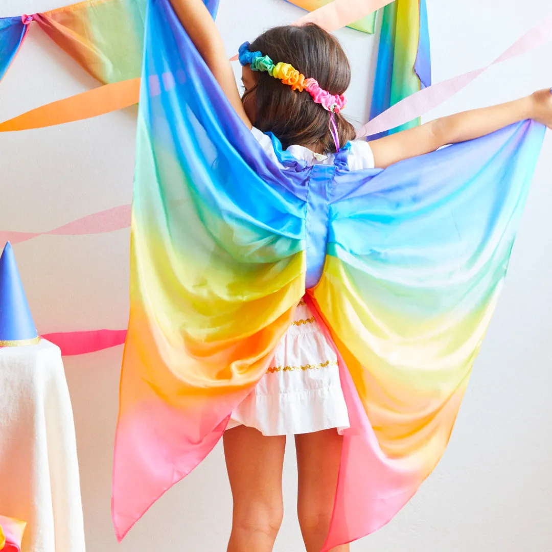 Sarah's Silks Fairy Wings|Rainbow Party-Rainbow Fairy Wings