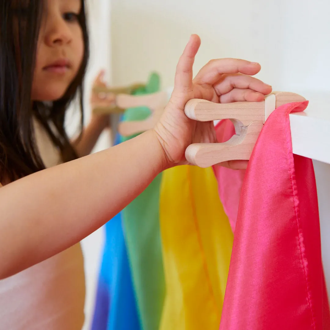 Sarah's Silks Fort Kits|Waldorf Playstand-Rainbow Fort Kit