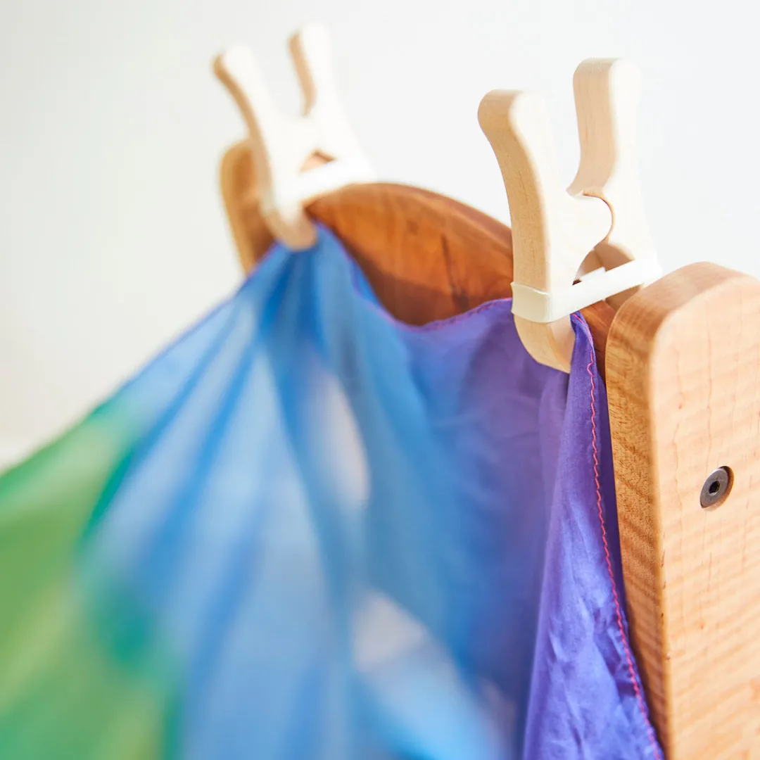 Sarah's Silks Fort Kits|Waldorf Playstand-Rainbow Fort Kit
