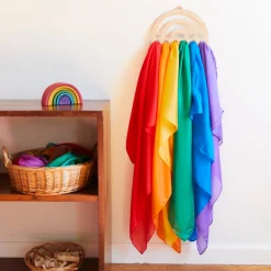 Sarah's Silks Playsilk Displays-Rainbow Playsilk Display