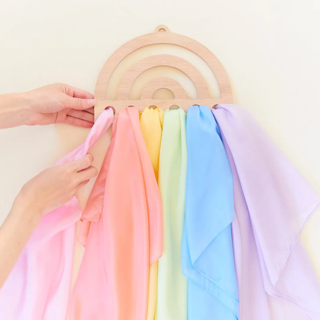 Sarah's Silks Playsilk Displays-Rainbow Playsilk Display