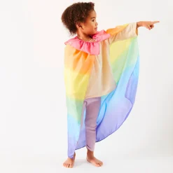 Sarah's Silks Capes|Rainbow Party-Rainbow Silk Cape