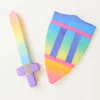 Sarah's Silks Soft Swords & Shields|Rainbow Party-Rainbow Sword & Shield Bundle