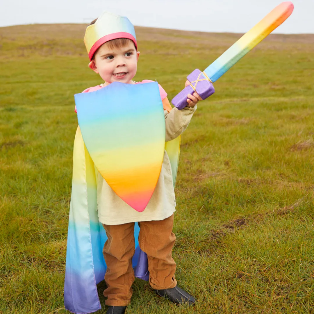 Sarah's Silks Soft Swords & Shields|Rainbow Party-Rainbow Sword & Shield Bundle