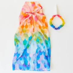 Sarah's Silks Dress-Up Sets|Rainbow Unicorn Party-Rainbow Unicorn Costume