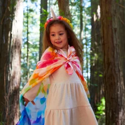 Sarah's Silks Dress-Up Sets|Rainbow Unicorn Party-Rainbow Unicorn Costume