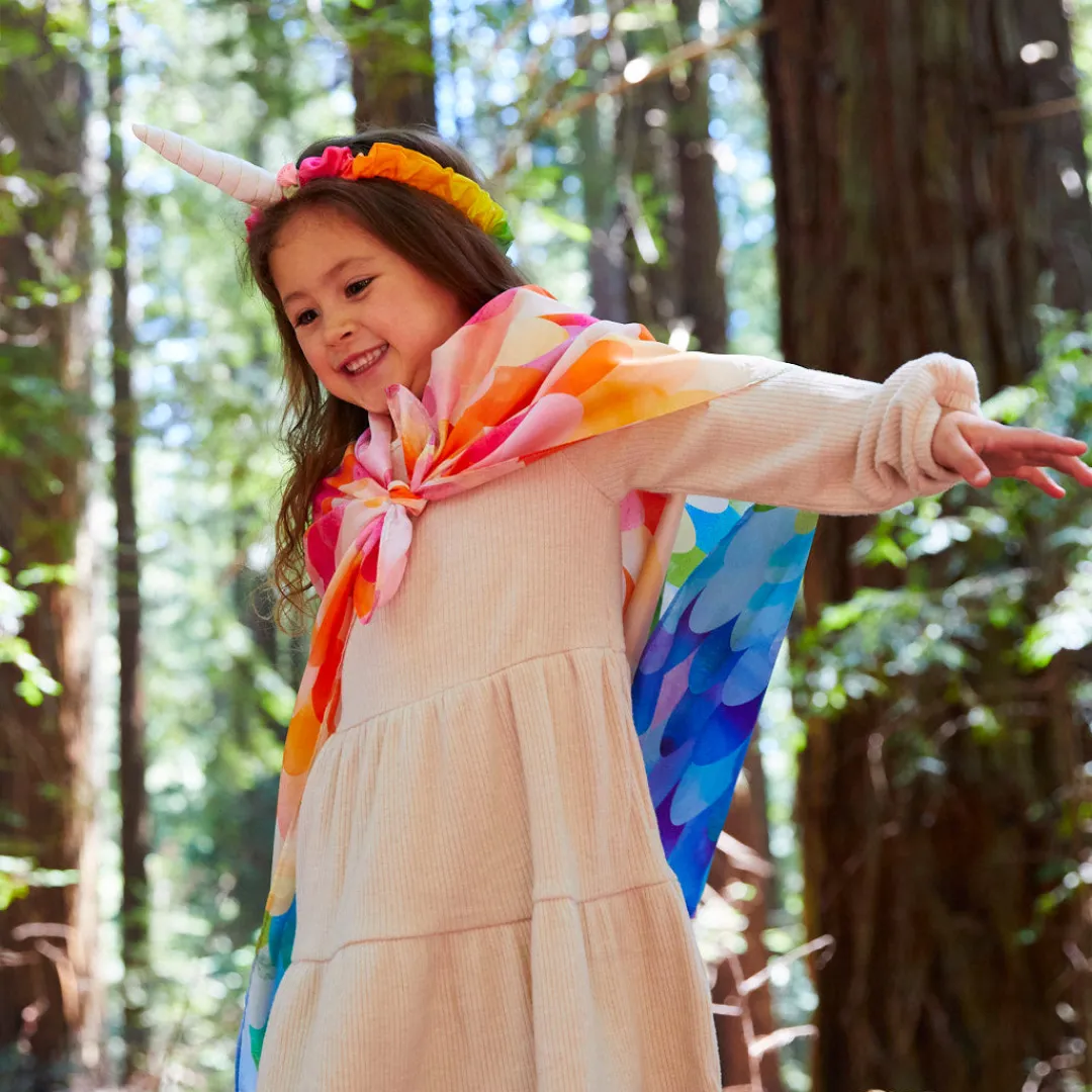 Sarah's Silks Dress-Up Sets|Rainbow Unicorn Party-Rainbow Unicorn Costume
