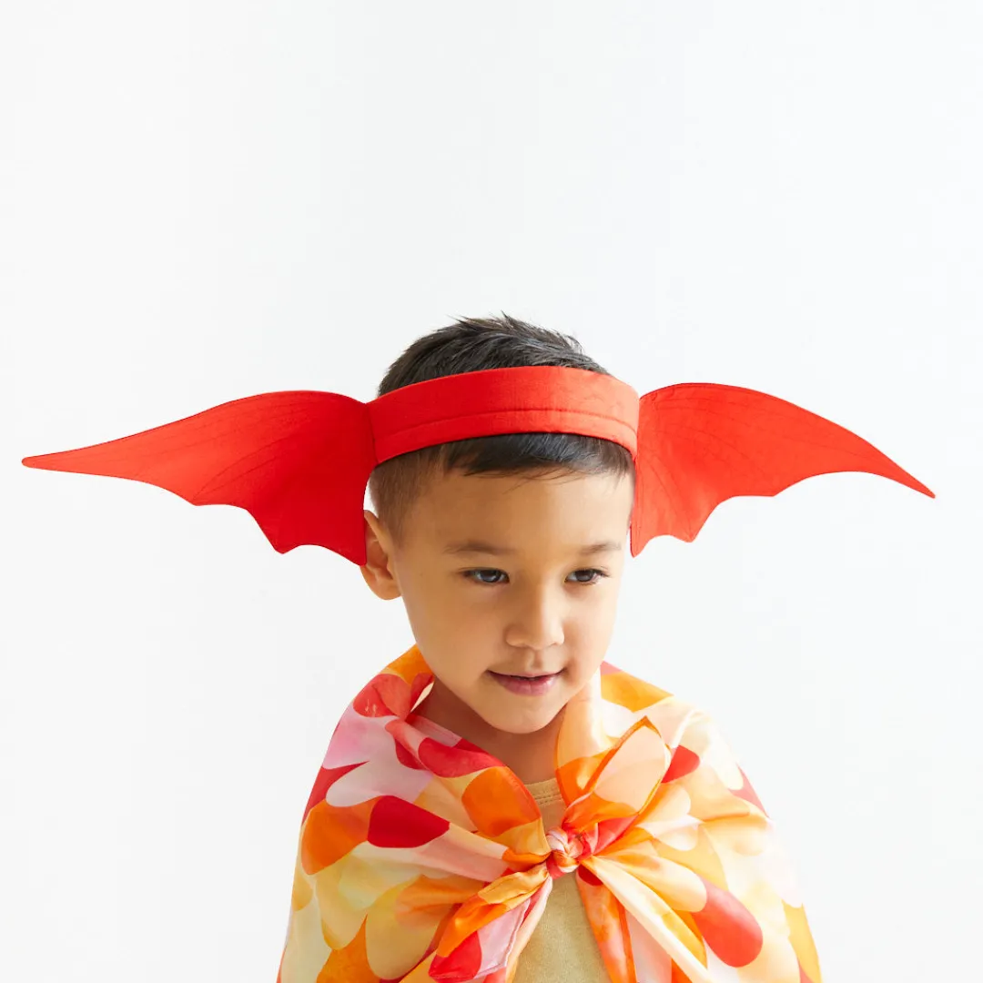 Sarah's Silks Dress-Up Sets-Red Dinosaur Costume