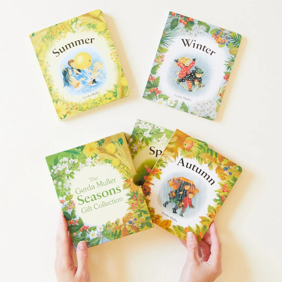 Sarah's Silks Nature Table Displays-Set Of 4 Seasonal Nature Table Books By Gerda Muller