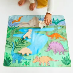 Sarah's Silks Wooden Animals-Wooden Brachiosaurus