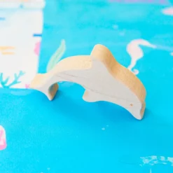Sarah's Silks Mermaid Party-Wooden Dolphin