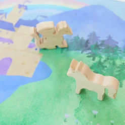 Sarah's Silks Rainbow Unicorn Party-Wooden Unicorn