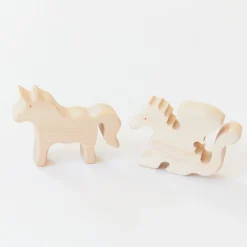 Sarah's Silks Rainbow Unicorn Party-Wooden Unicorn